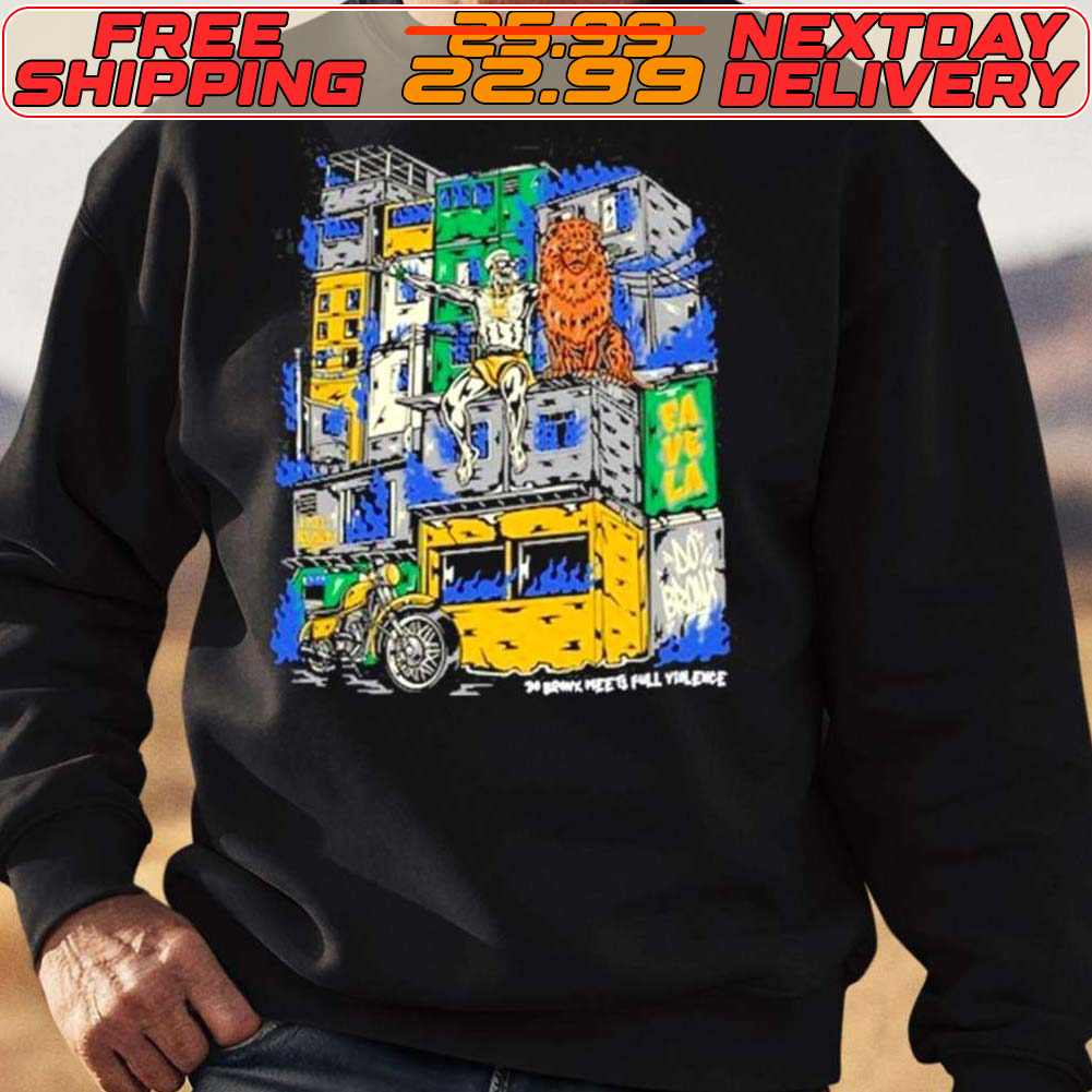 Charles Oliveira X Full Violence From The Favelas Shirt