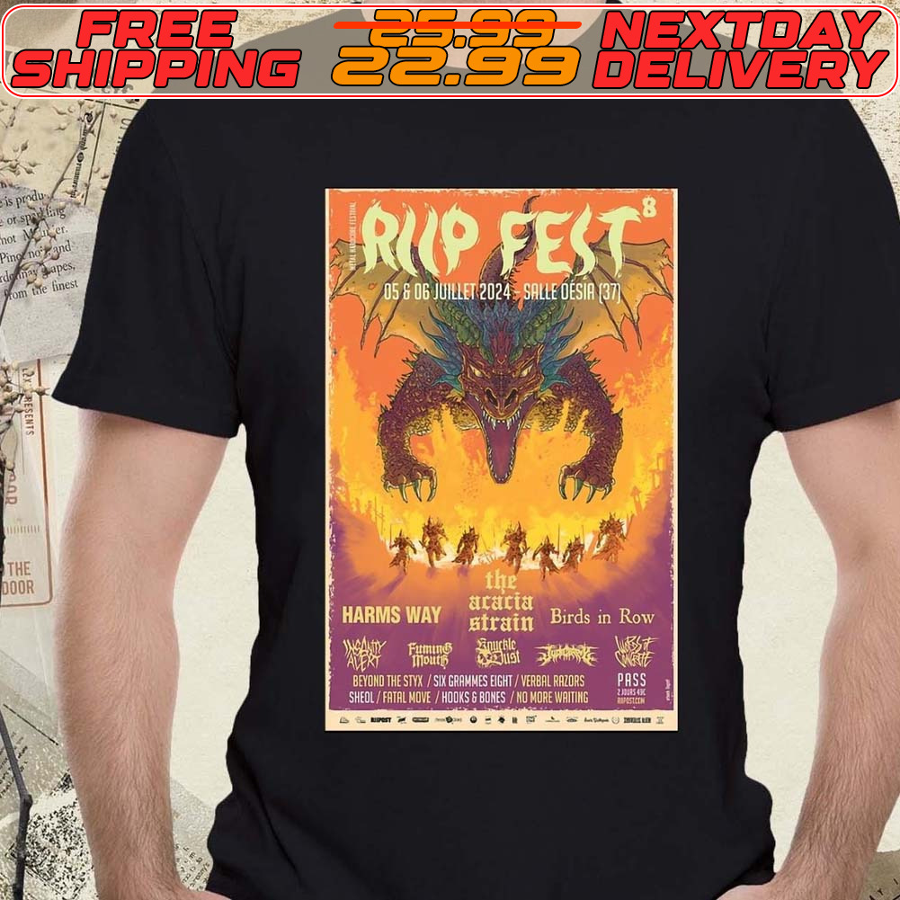 Concert Riip Fest France Salle Oesia 5 And 6 Juillet 2024 Poster Shirt