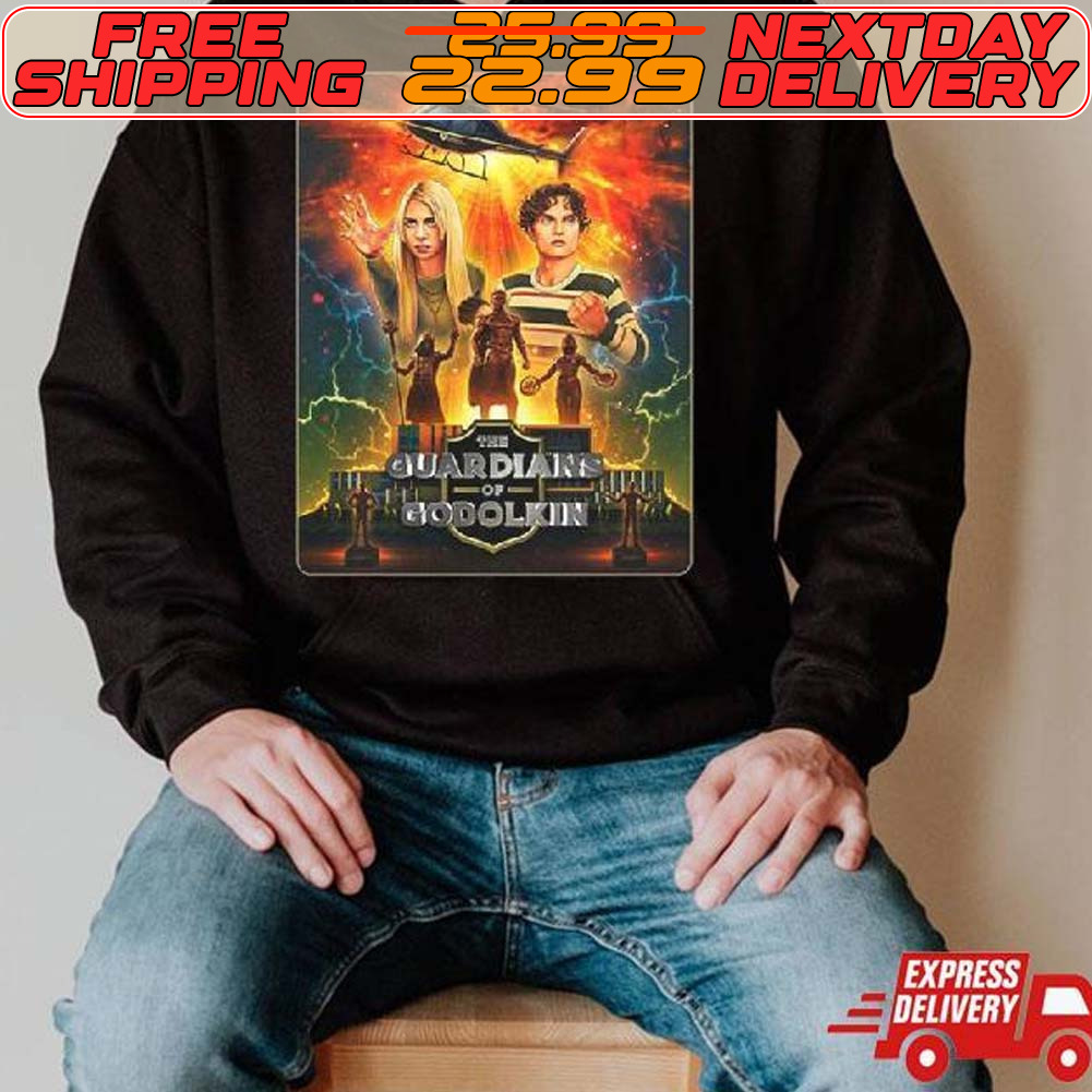 Vought International Cate Dunlap And Sam Riordan The Guardians Of Godolkin Poster Shirt Vought International Cate Dunlap And Sam Riordan The Guardians Of Godolkin Poster Shirt