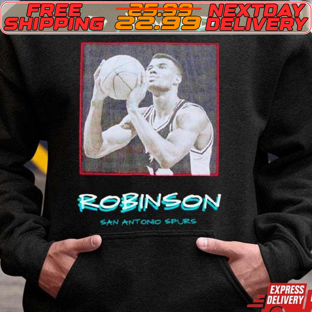 David Robinson San Antonio Spurs Vintage Logo Shirt