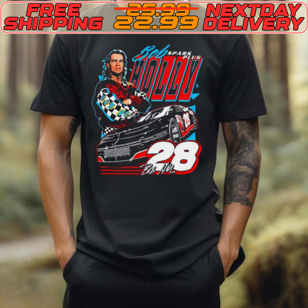 Bob Spark Plug Holly 28 Racing Shirt