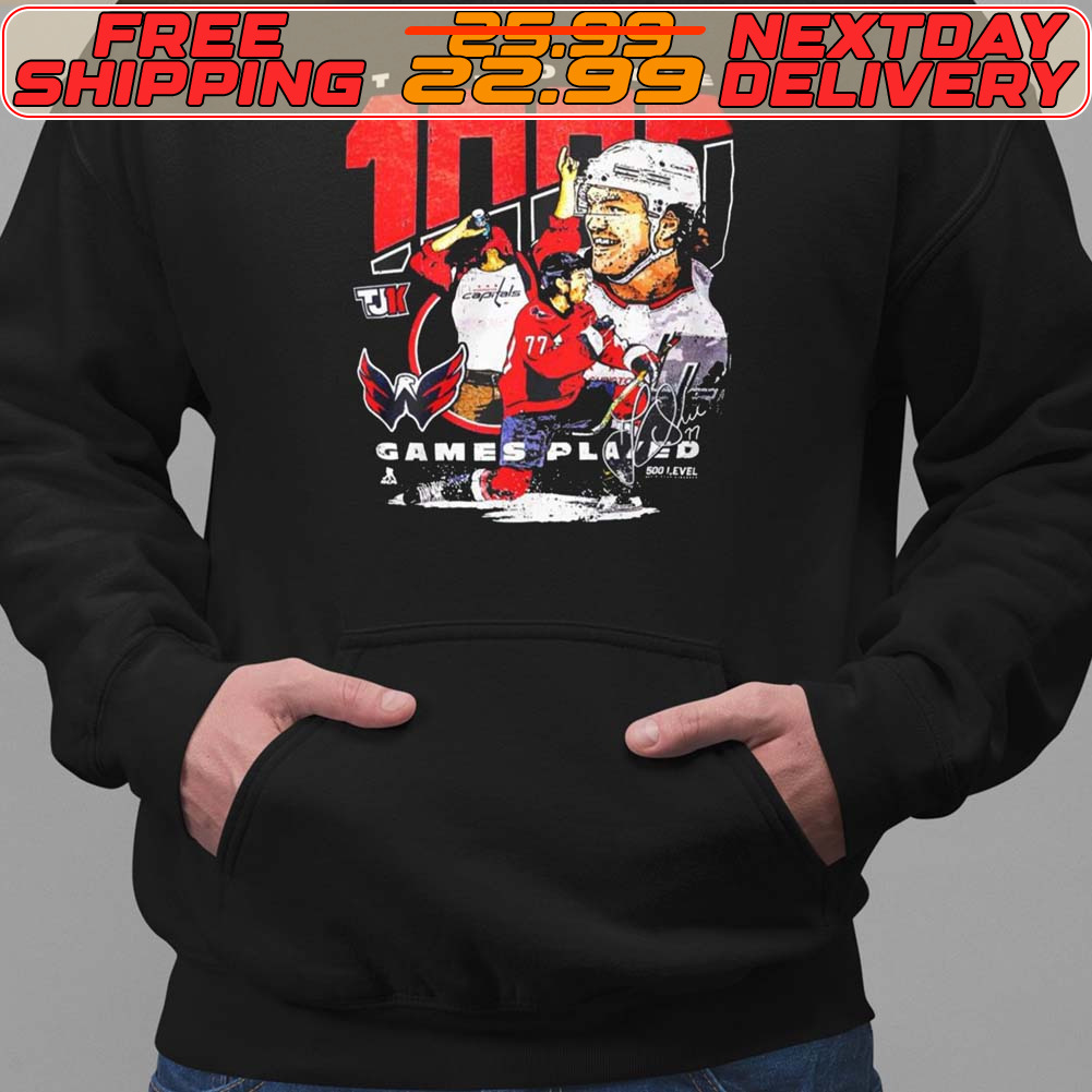Washington Capitals Tj Oshie 1000 Game Players Shirt