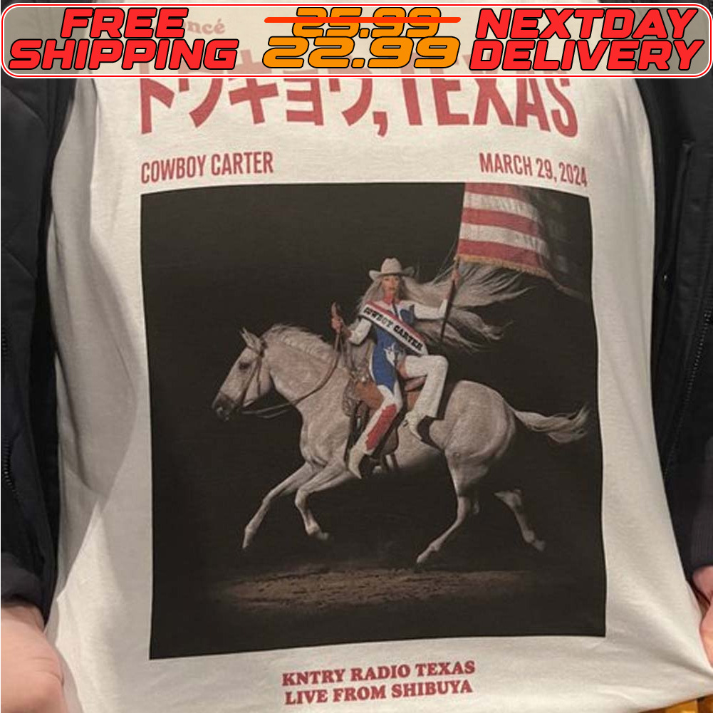 Beyoncé Cowboy Carter Texas Country Radio Texas Live From Shibuya Shirt