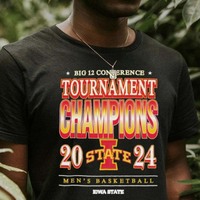 Iowa State MBB 2024 Conference Tournament Champions shirt