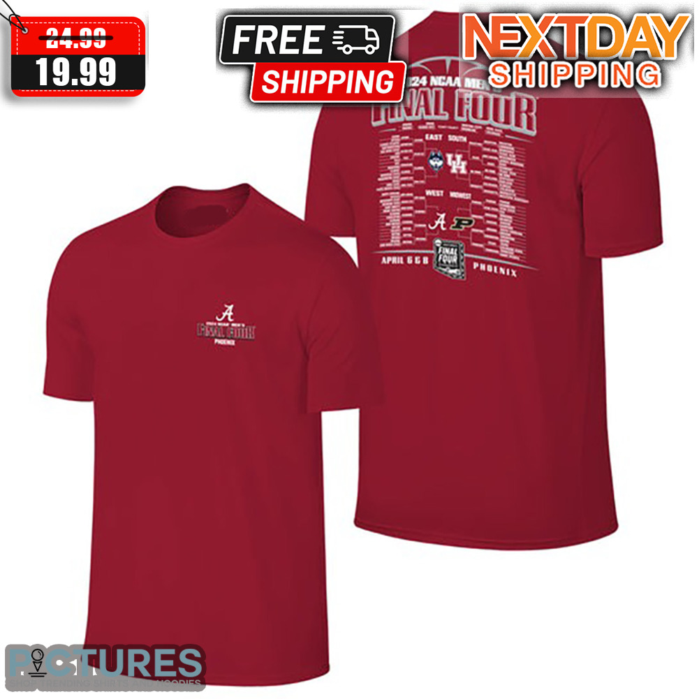 Alabama Crimson Tide 2024 NCAA Men's Basketball Tournament March Madness Final Four Shirt
