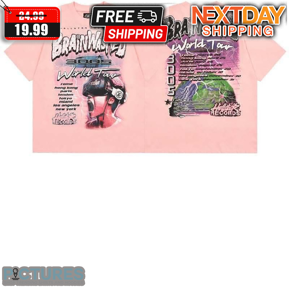 Brain Washed 3005 World Tour Records Shirt