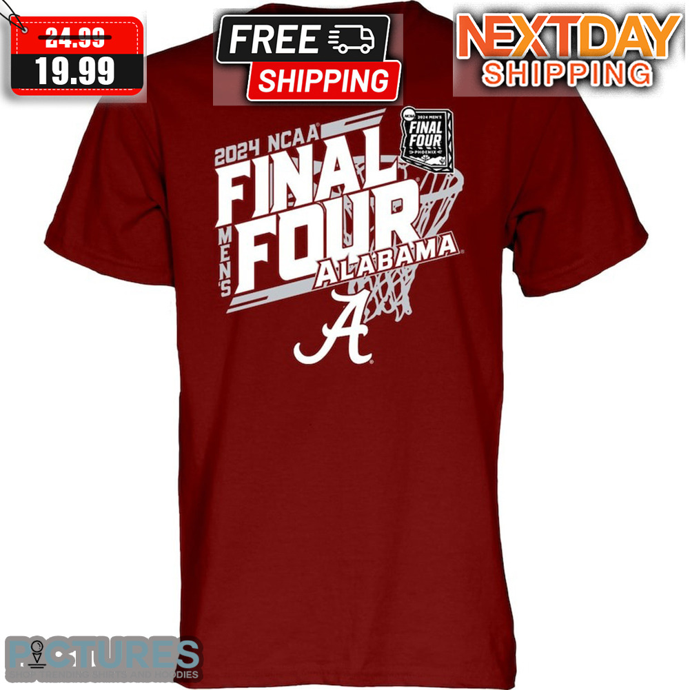 Crimson Alabama Crimson Tide 2024 NCAA Men's Basketball Tournament March Madness Final Four Shirt