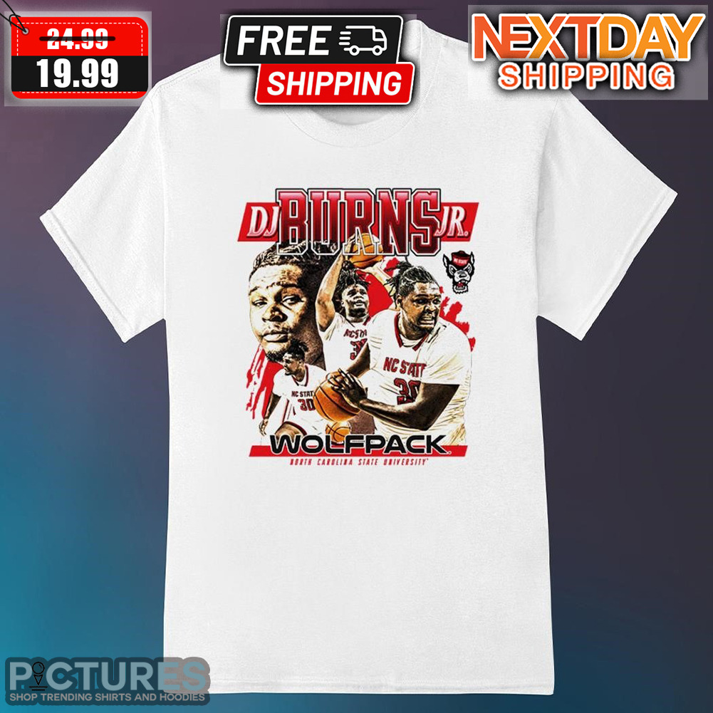 DJ Burns Jr NC State Wolfpack NCAA Men’s Basketball Shirt