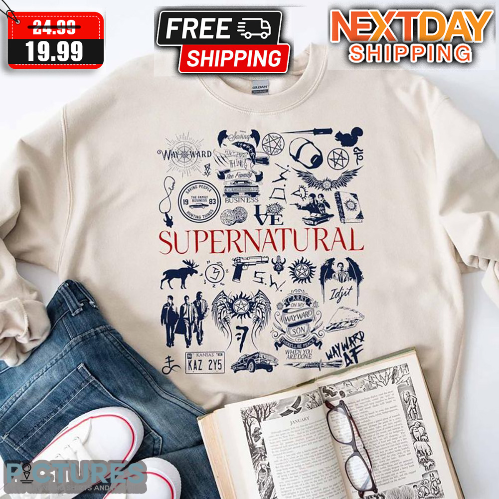 Supernatural Way Ward Doodle Shirt