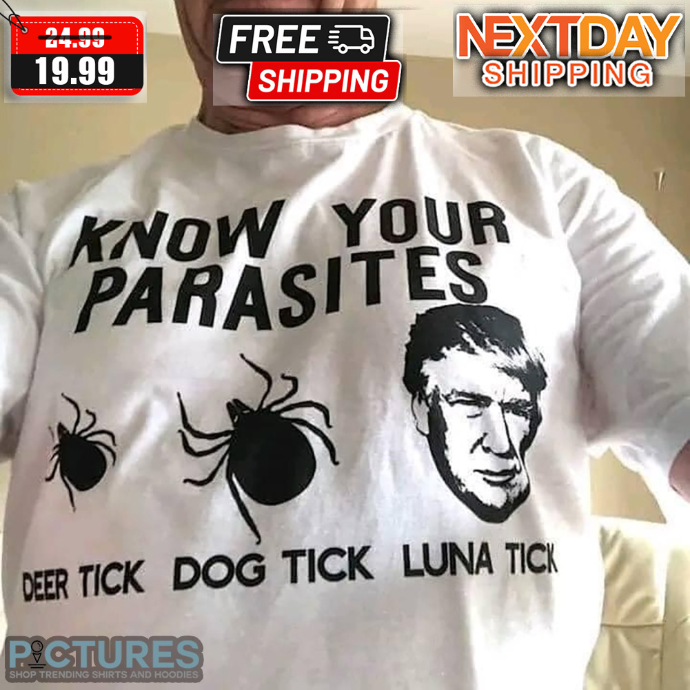 Know Your Parasites Deer Tick Dog Tick Luna Tick Shirt