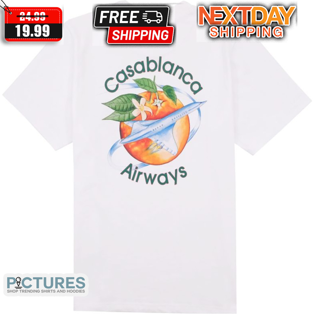 Casablanca Airway Orange Shirt