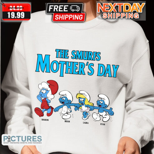 Personalized The Smurfs Mother's Day Shirt