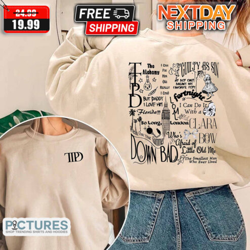 The Tortured Poets Taylor New Album Shirt