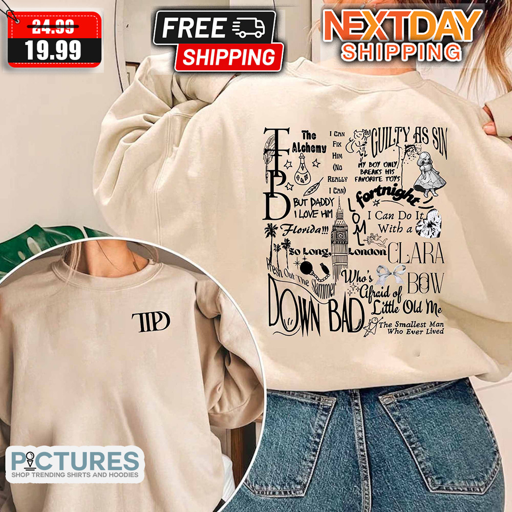 The Tortured Poets Taylor New Album Shirt