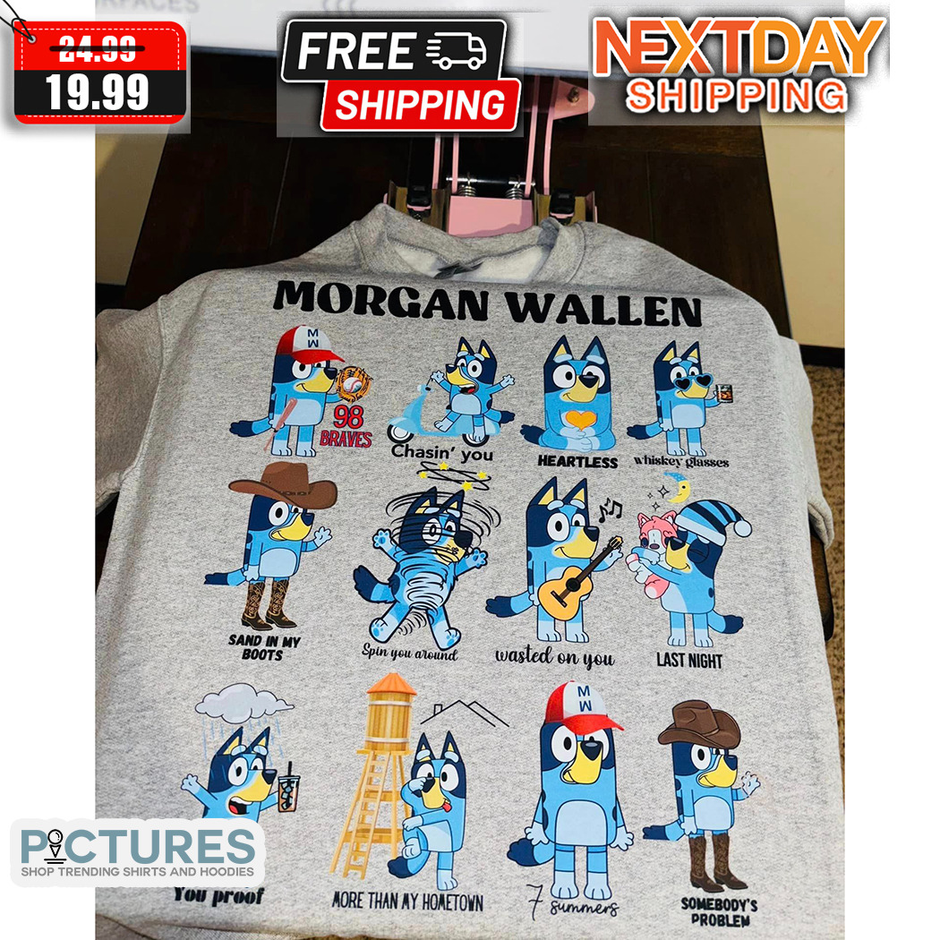 Bluey Morgan Wallen Album Shirt