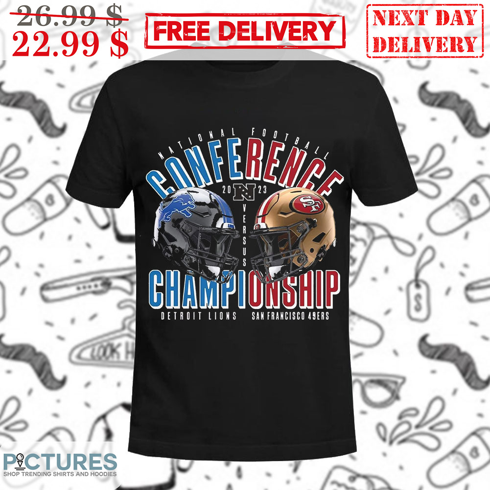 National Football Conferenge 2023 Championship Detroit Lions San Francisco 49ers Shirt