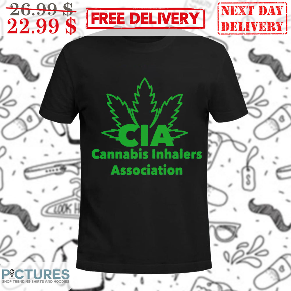 Weed CIA Cannabis Inhalers Association Shirt