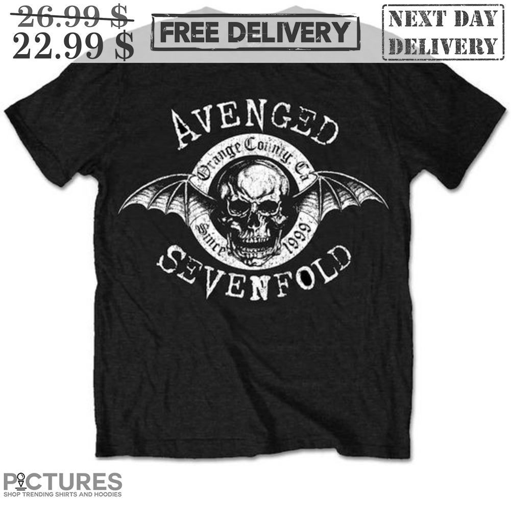 Skull Avenged Orange County CA Since 1999 Sevenfold Shirt