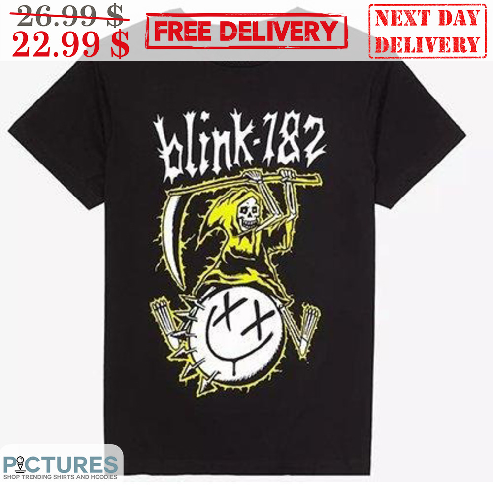 Death Blink 182 Smie Face World Tour Shirt