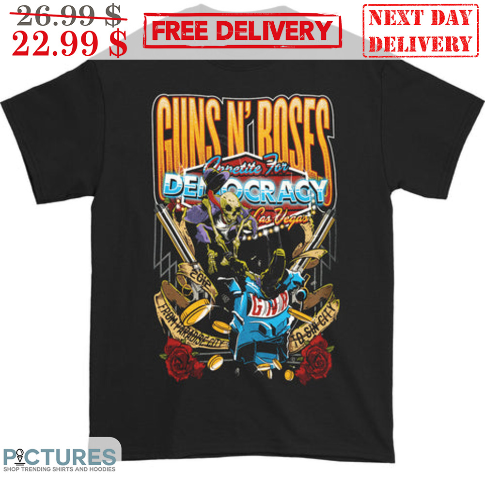 Guns N Roses Democracy Las Vegas Vintage Shirt