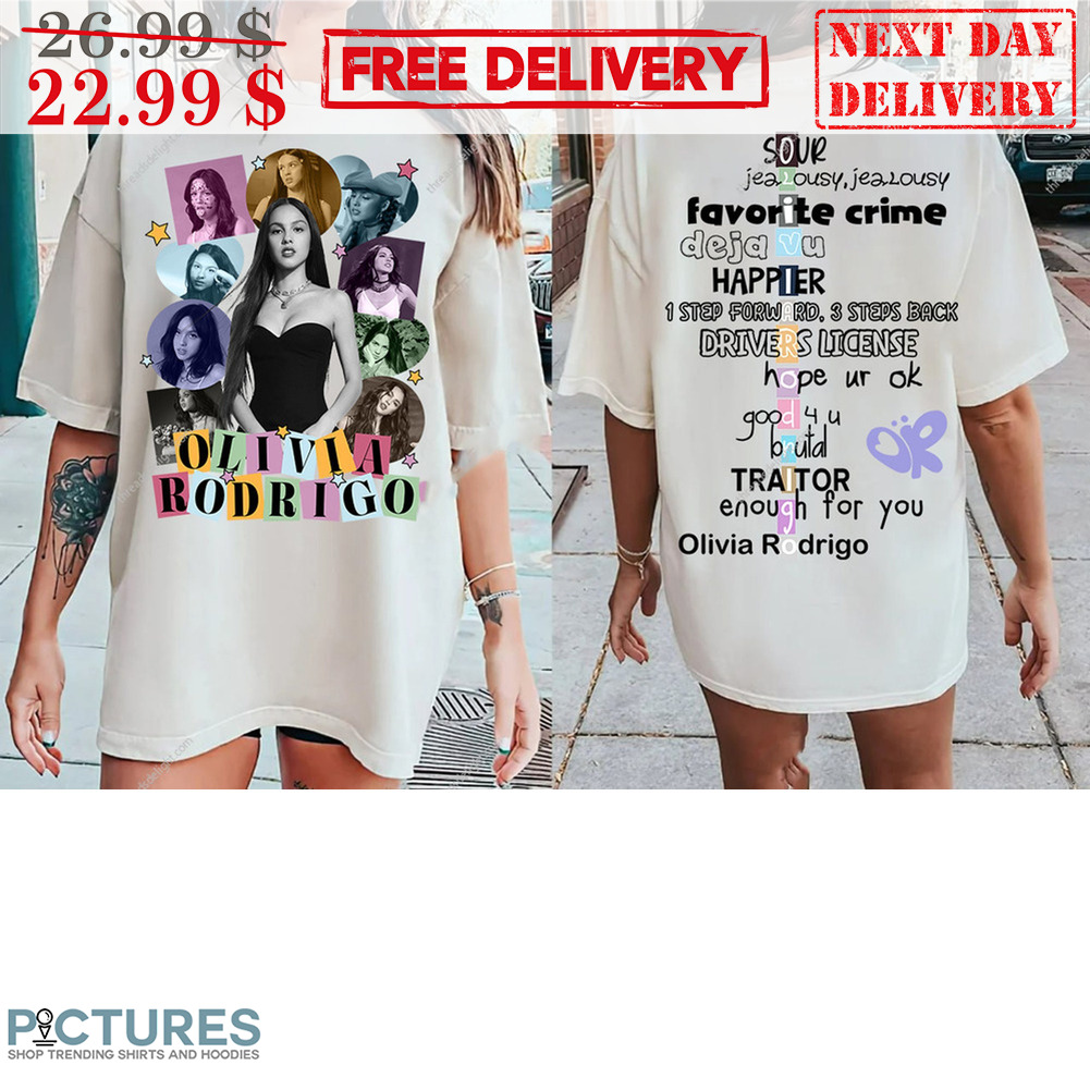 Olivia Rodrigo Sour Albums Retro Shirt