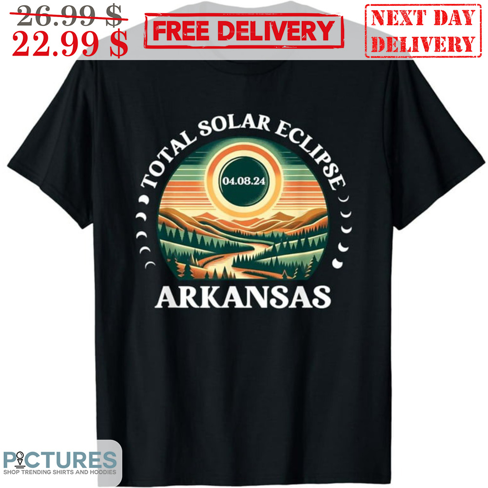 Total Solar Eclipse Arkansas Retro Shirt