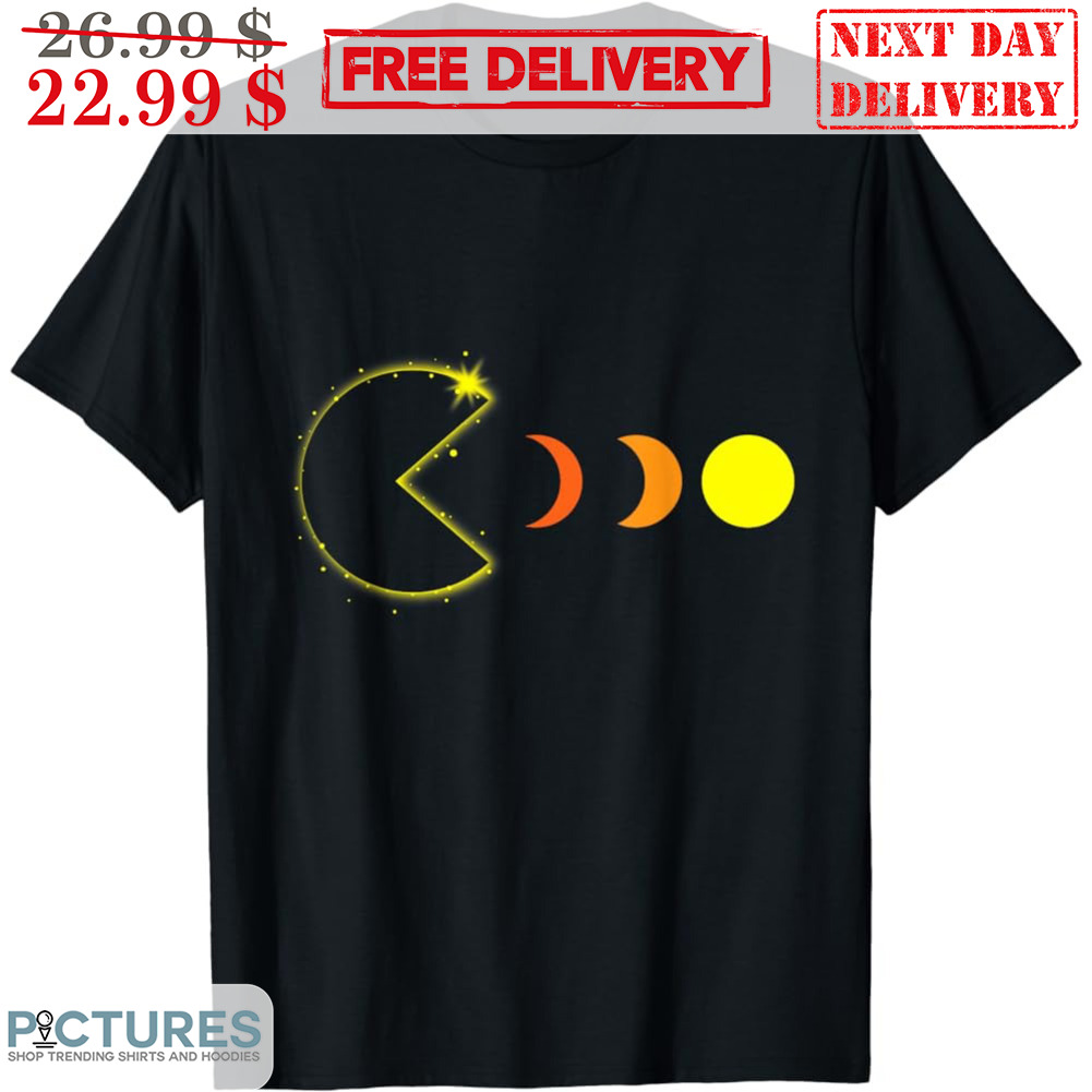 Total Solar Eclipse Pac Man Shirt