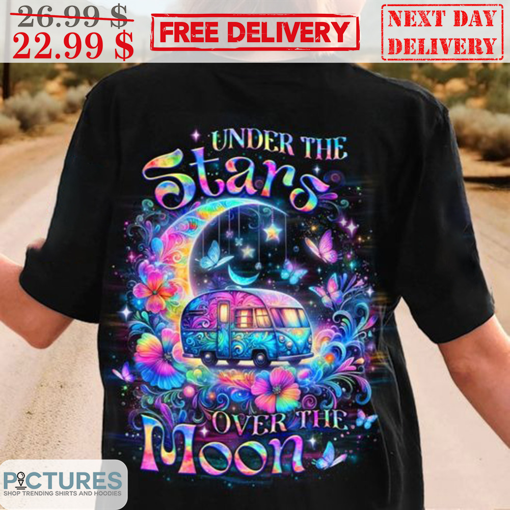 Under The Stars Over The Moon Colorful Shirt