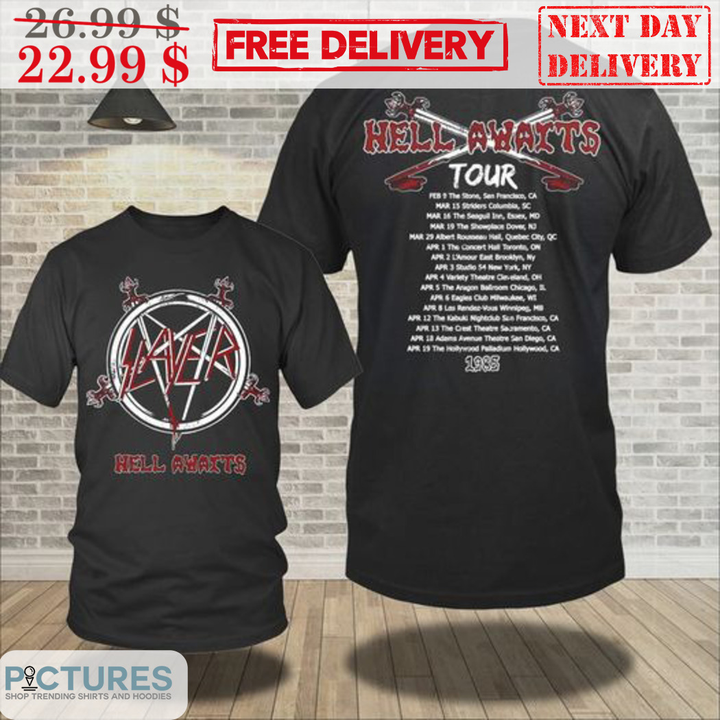 Slayer Hell Awaits Tour Shirt