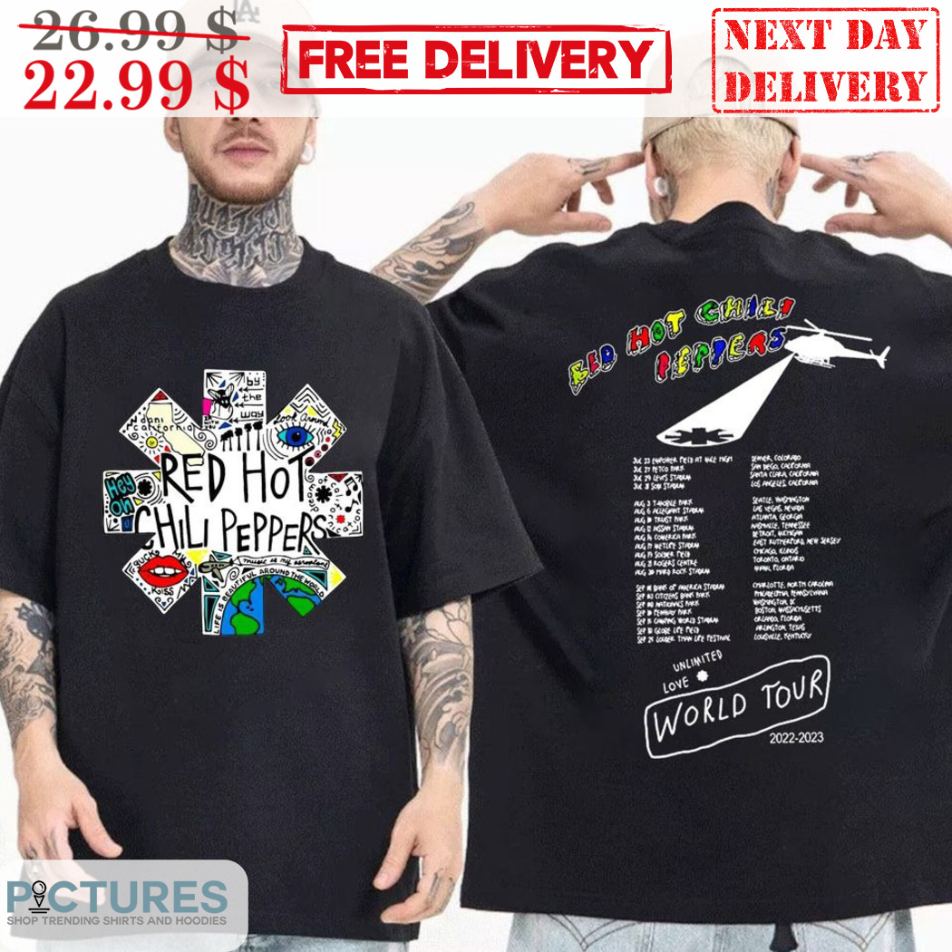 Red Hot Chili Peppers World Tour Love Shirt
