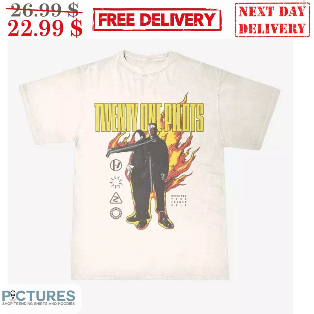 Twenty One Pilots On Fire Boyfriend Tour 2024 Shirt