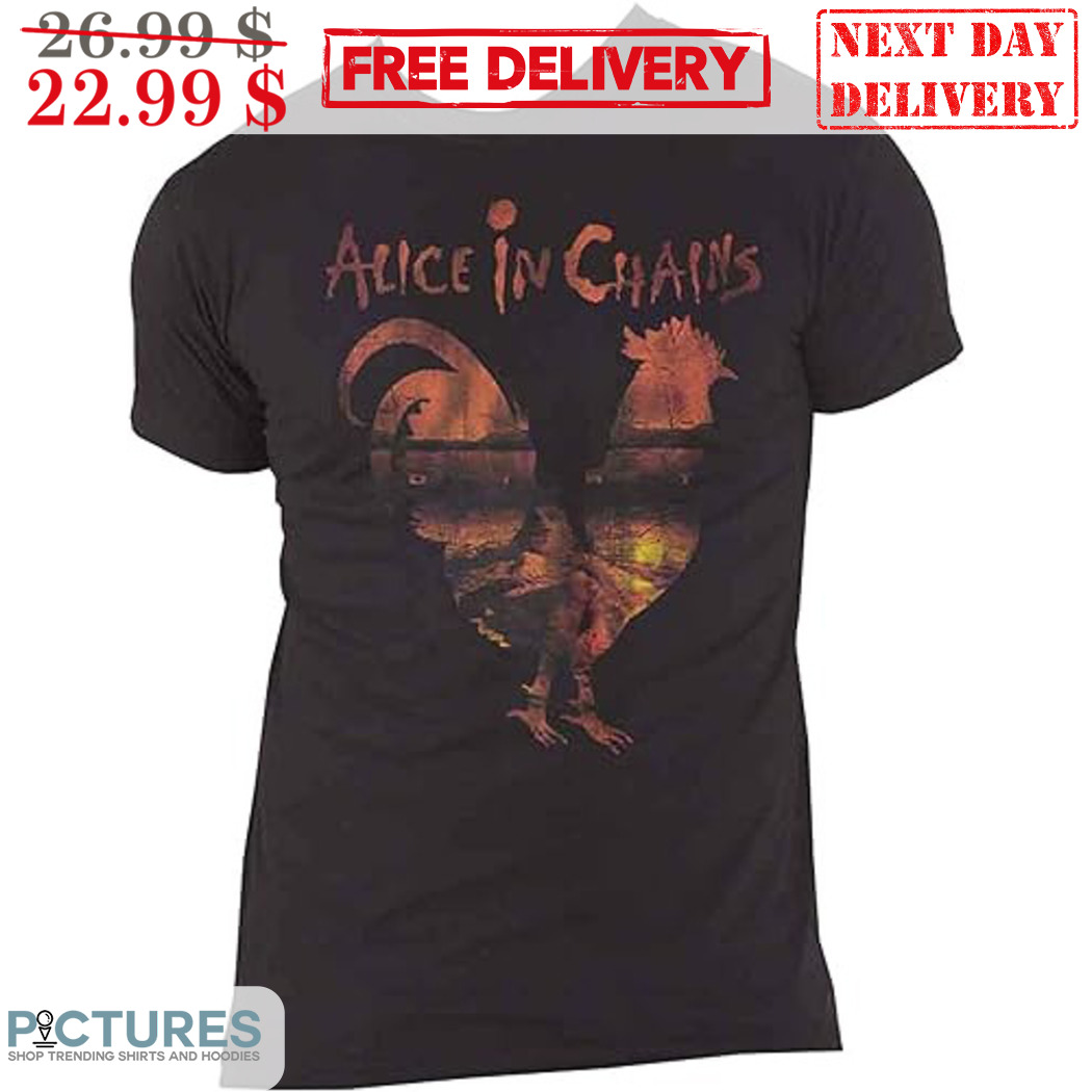 Alice In Chains Rooster Shadow Vintage Shirt