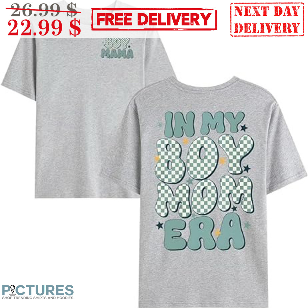 In My Boy Mom Era Retro Shirt