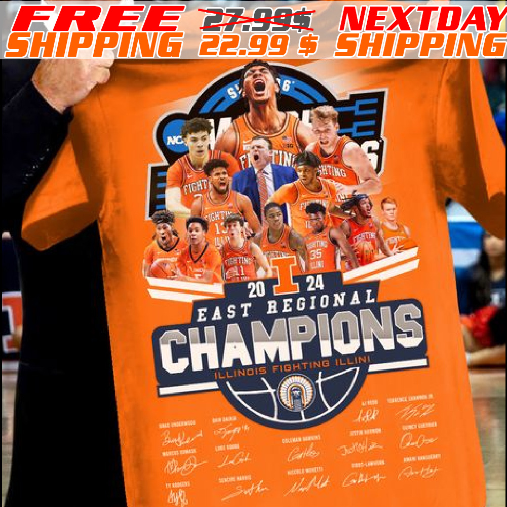 2024 Fast Regional Champions Illinois Fighting Illini Signature Shirt