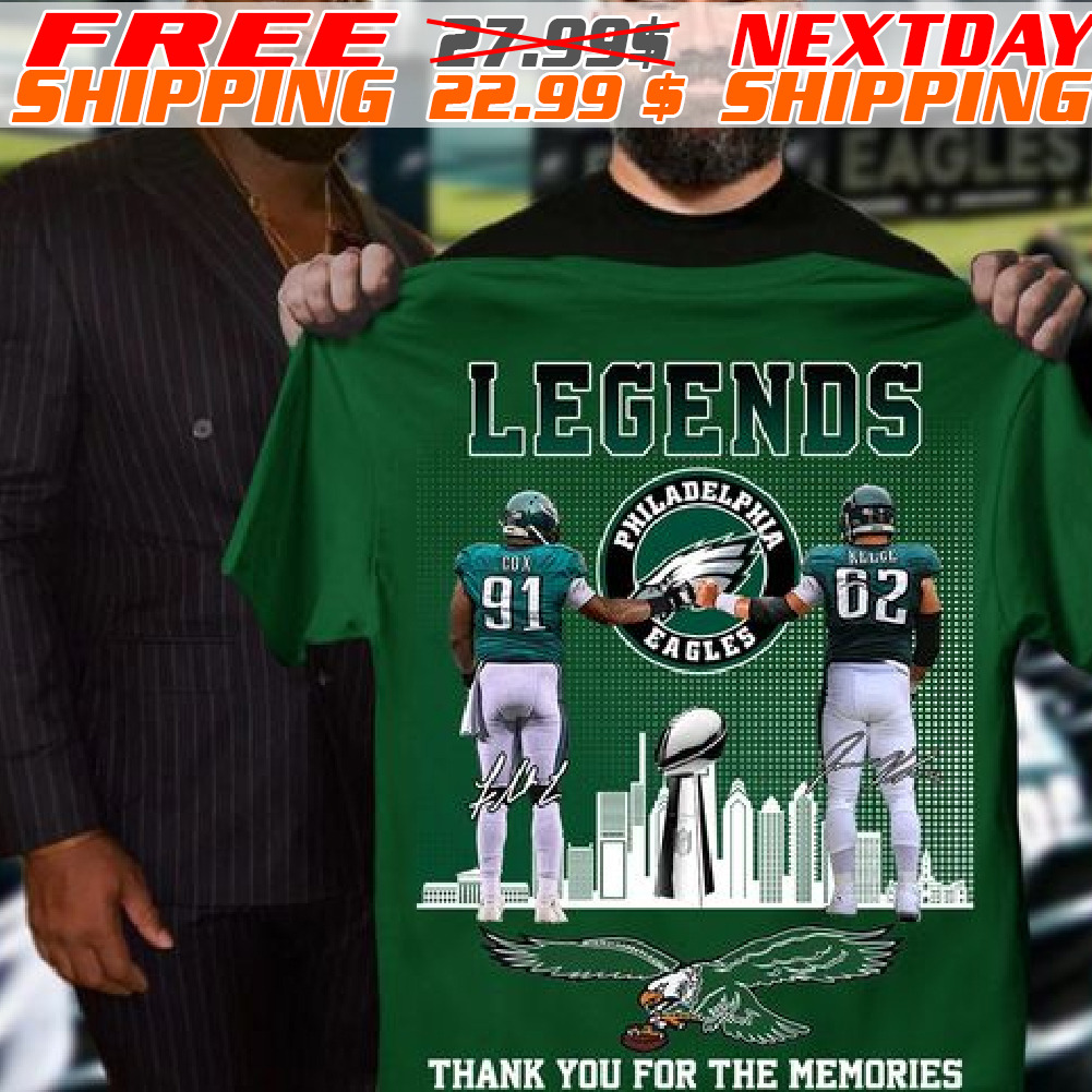 Legends Philadelphia Eagles Thank You For The Memories Shirt