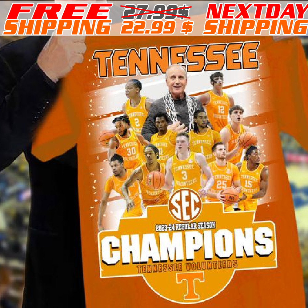 Tennessee Sec 2023-24 Regular Season Champions Tennessee Volunteers T Shirt