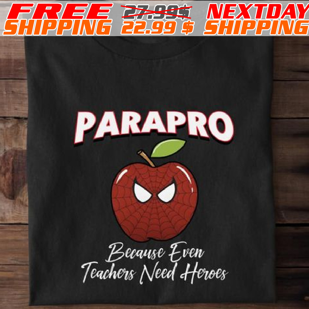 Spider man Apple Parapro Because Even Teachers Need Heroes
