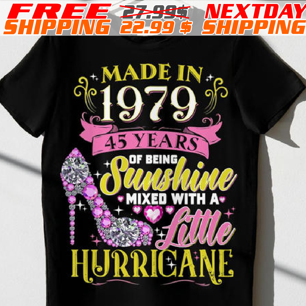 Made In 1961 63 Years Of Being Sunshine Mixed With A Lillle Hurricane Shirt