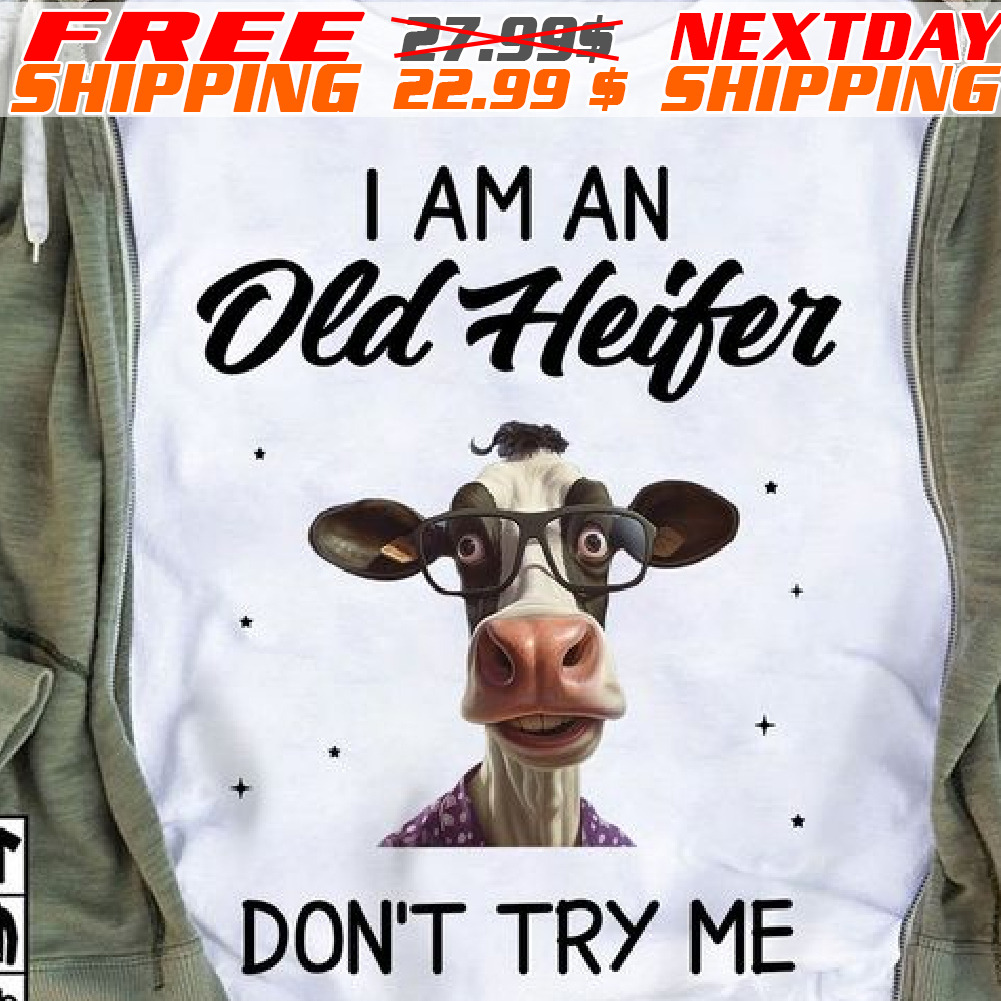 I Am An Old Heifer Don't Try Me Shirt