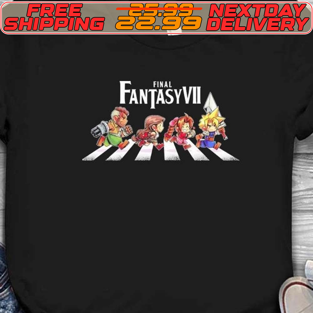 Final Fantasy VII Characters Cross The Street Shirt