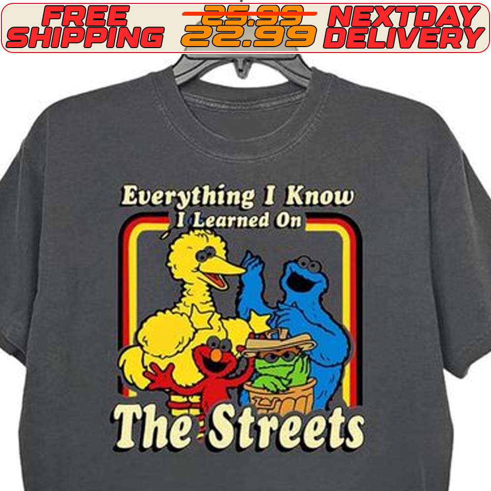 Duck With Muppet Everything I Know I Learned On The Streets Shirt