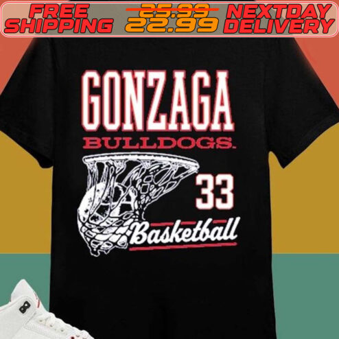 Gonzaga Bulldogs 33 Basketball  Shirt