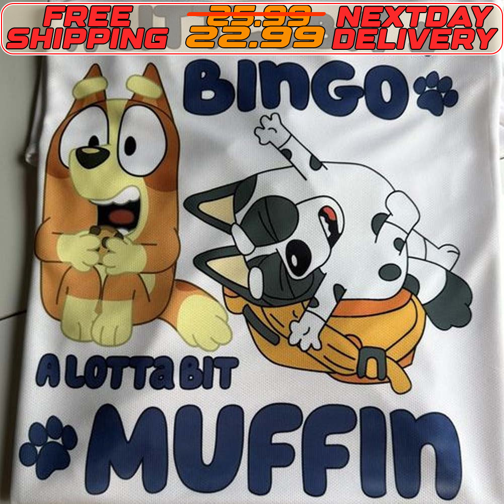 Bluey And Friends A Little Bit Bingo Shirt