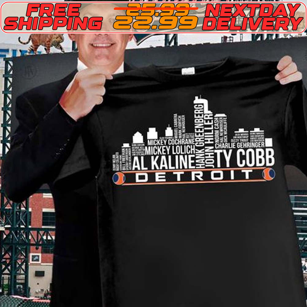 Skyline Players Name Detroit Tigers Shirt
