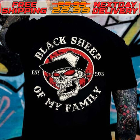 Skull  Black Sheep Of My Family  Shirt