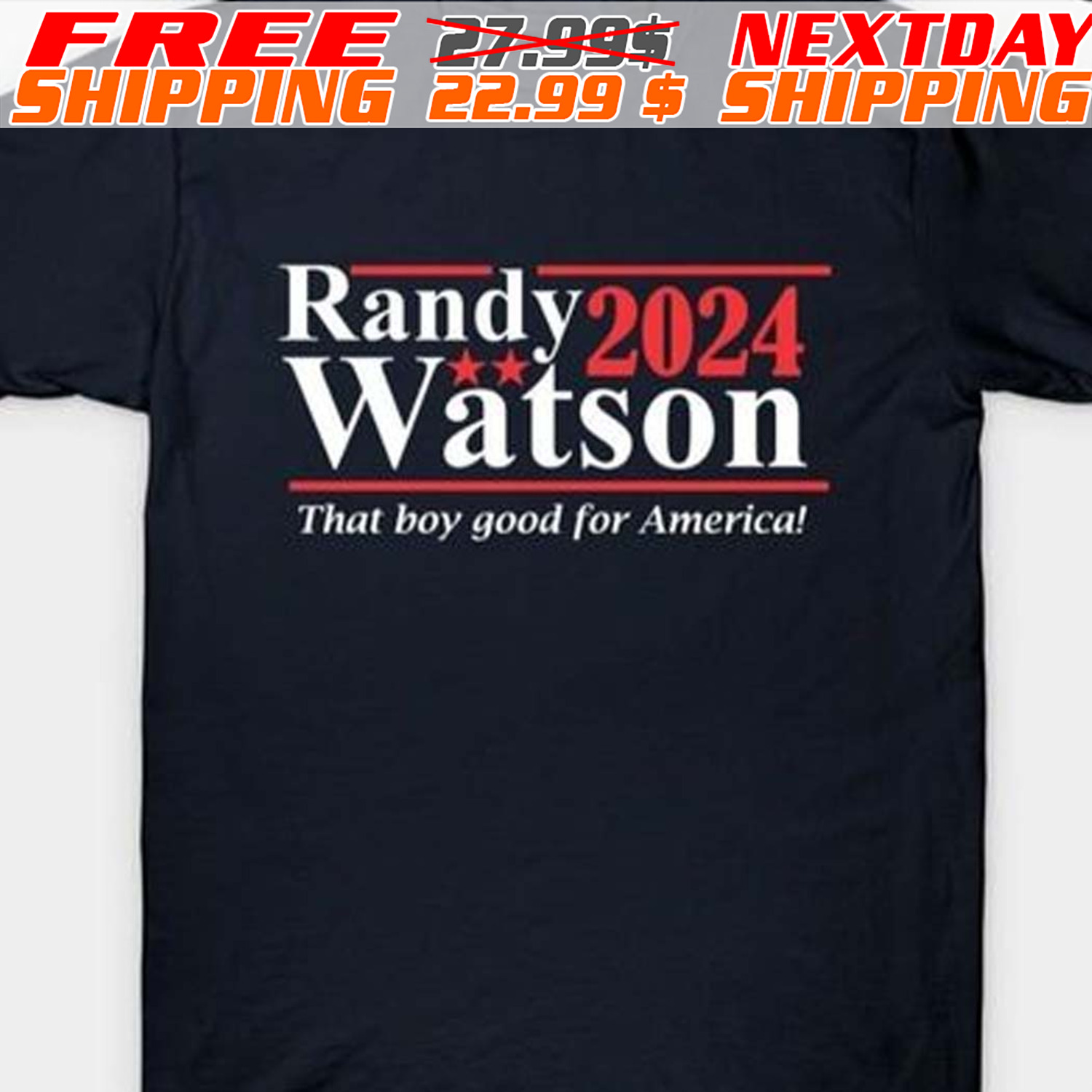 Randy Watson 2024 Election Shirt