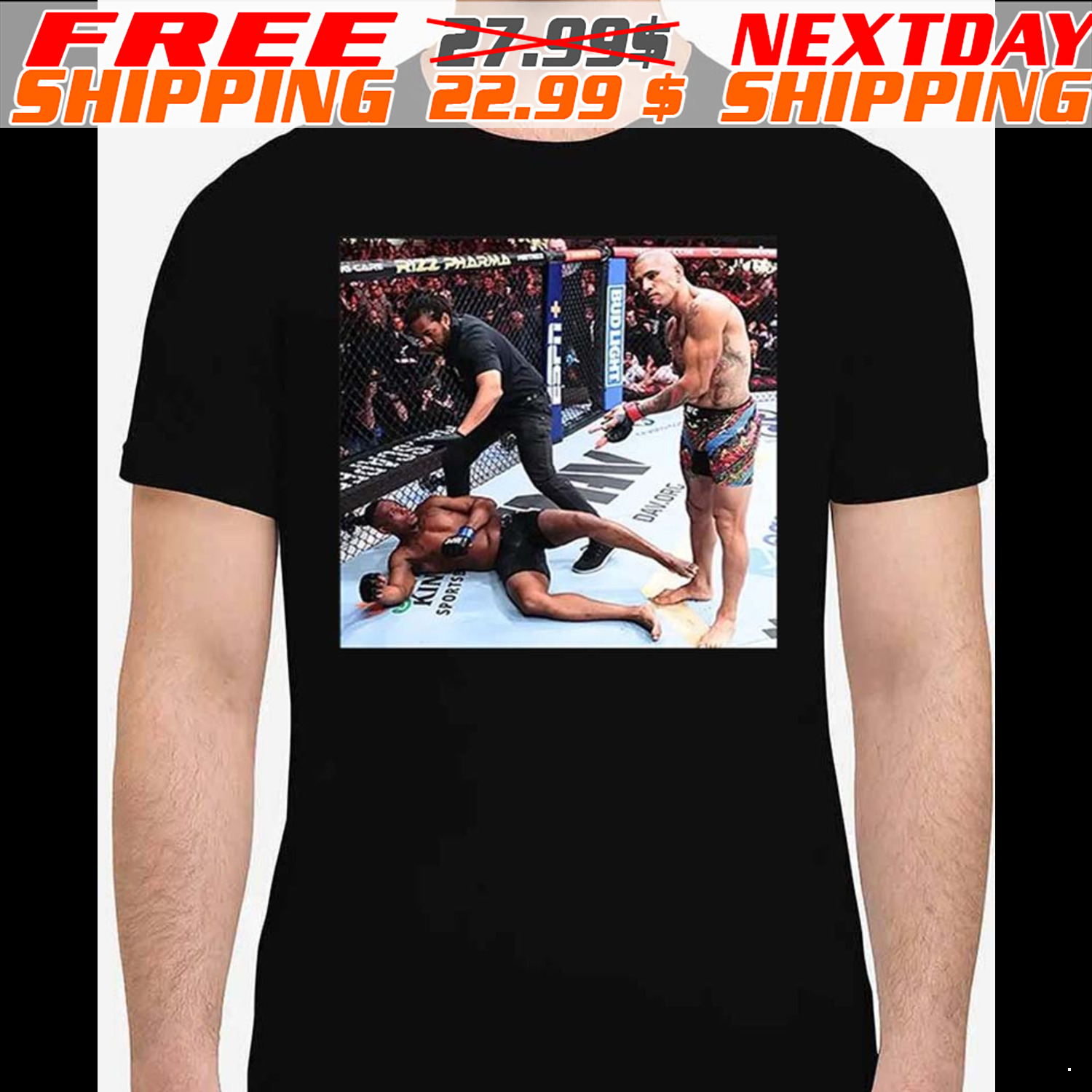 Alex Pereira Knocks Out Jamahal Hill Shirt