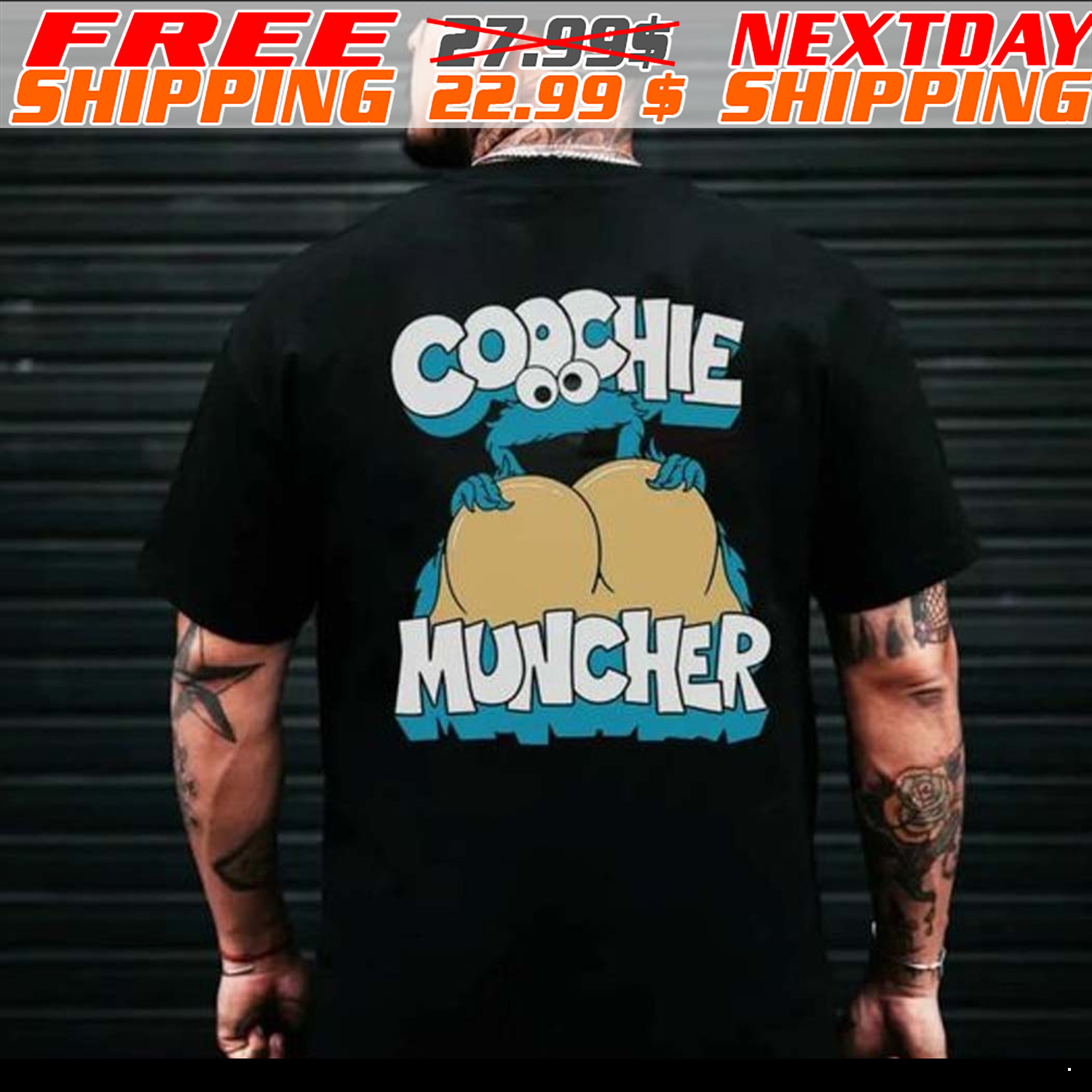 Cookie Monster Coochie Muncher Shirt