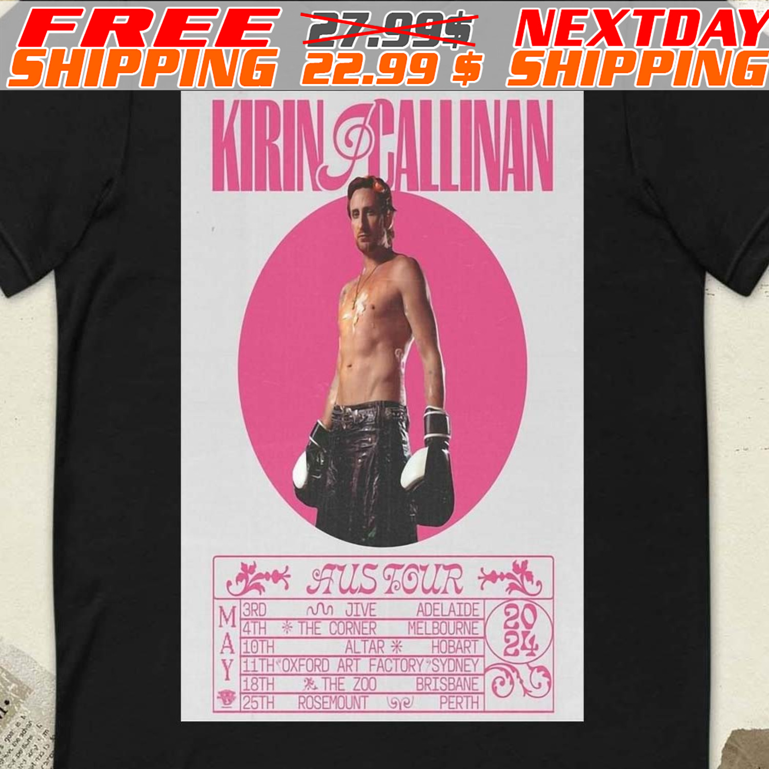 Kirin J Callinan AUS Tour Poster 2024 Shirt