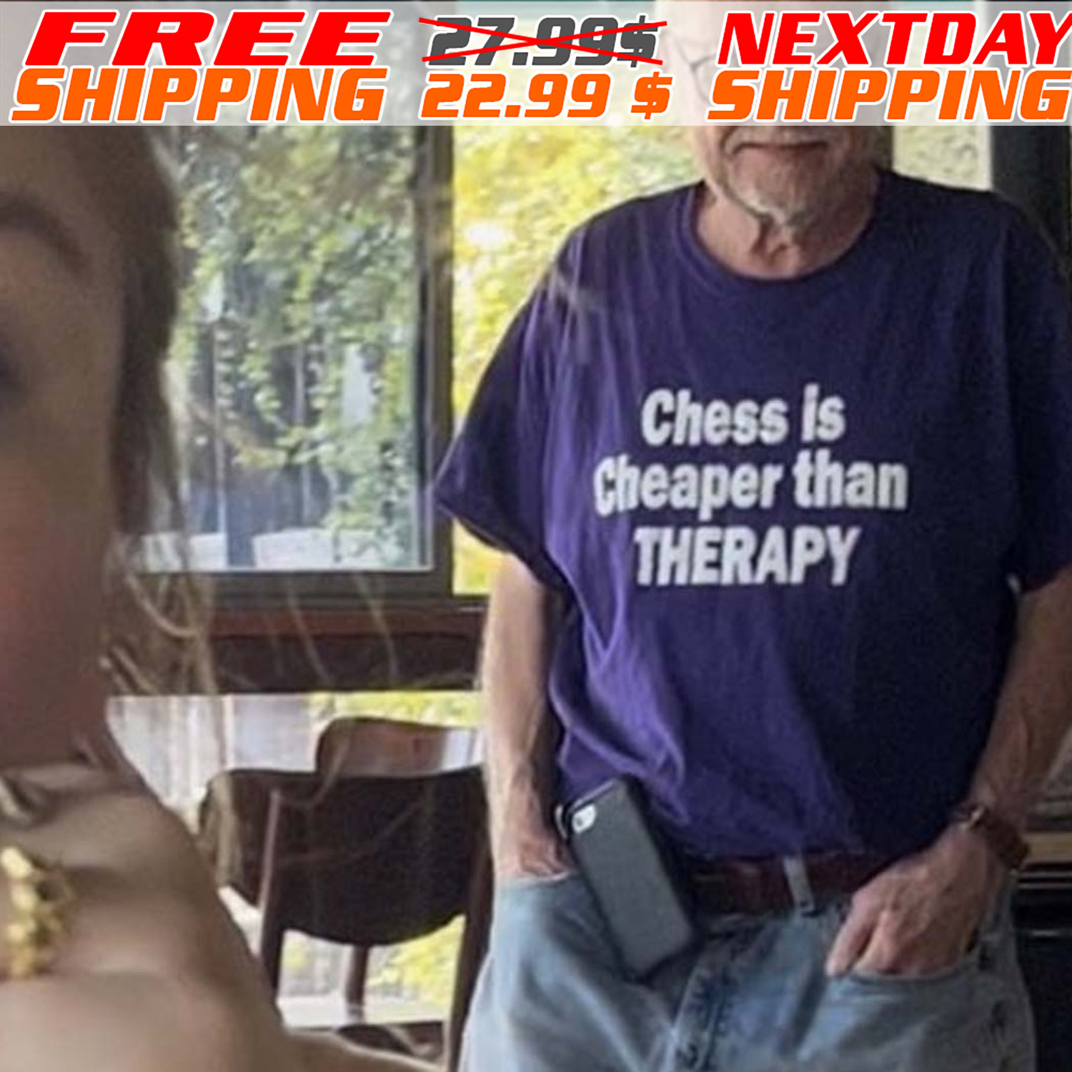 Chess Is Cheaper Than Therapy Shirt